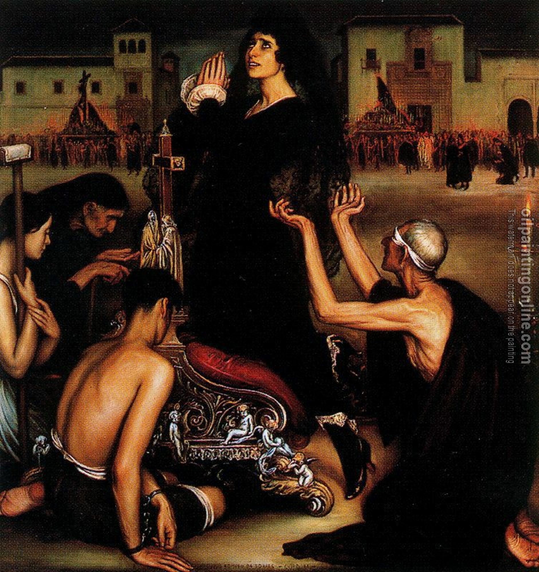 Julio Romero de Torres - La Saeta